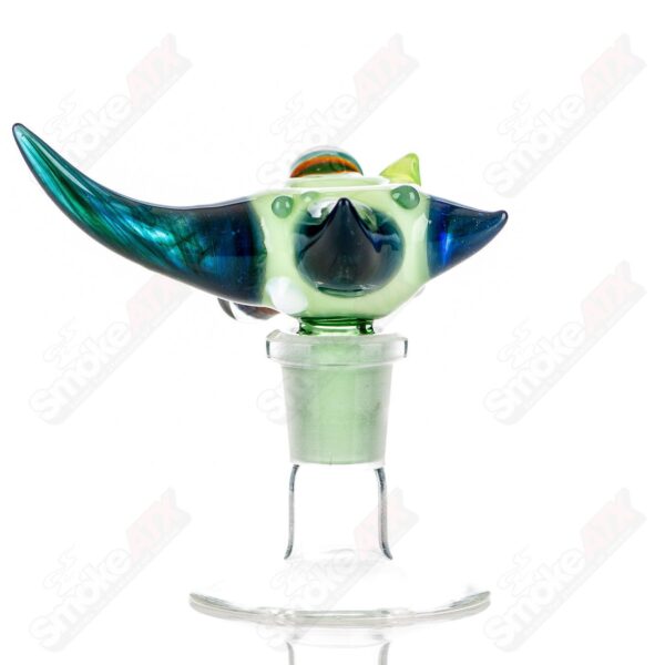 Shop #8 14mm Full Color Worked Horn Milli Bowl JMass in australian