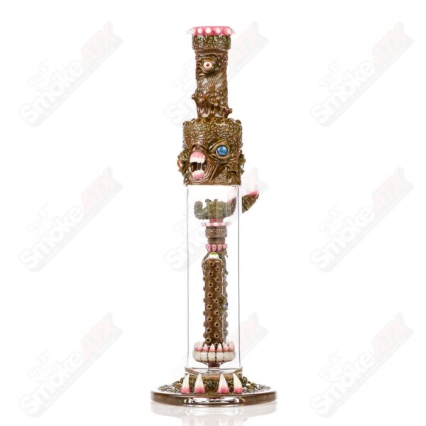 Shop Disc Perc Fully Salted Tube w/ Slide (Spanish Olive) SPG x SALT in australian