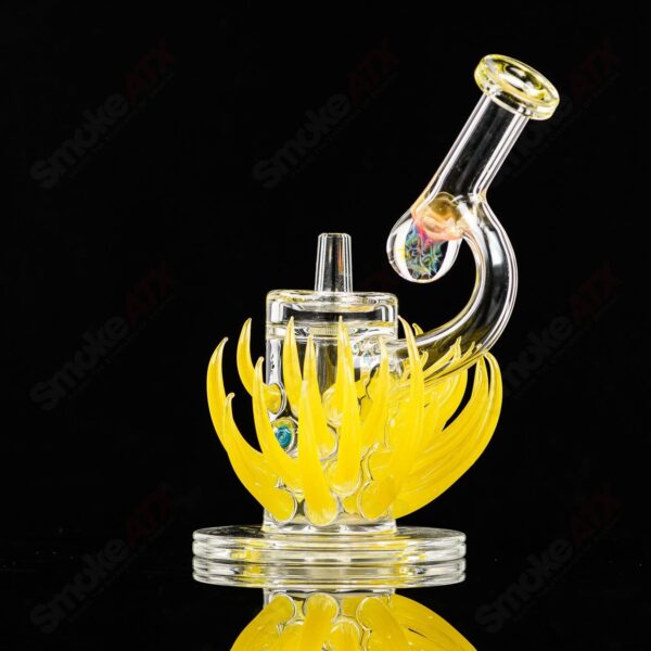 Shop Horned Rig (4.0 Lemondrop ) E.Ross x Freeek Glass in australian