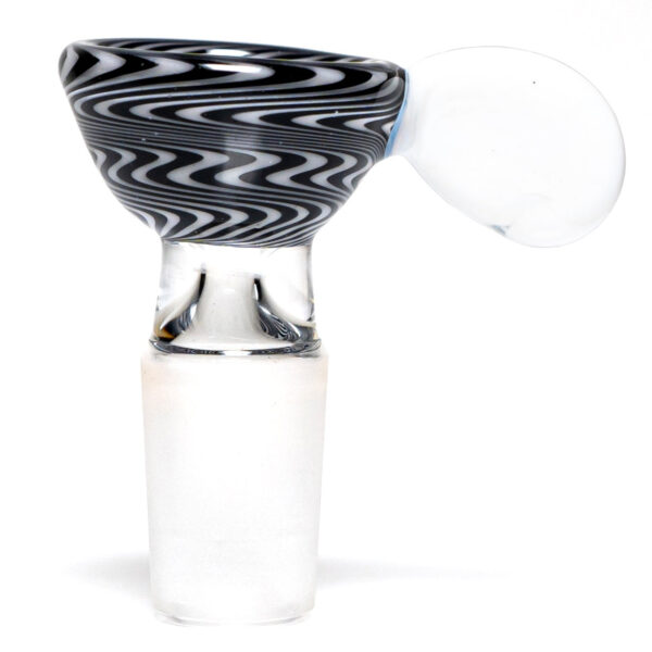 Shop K2 Glass - Worked Snap Slide - 14mm - Jailhouse Wag w/ White Handle in australian