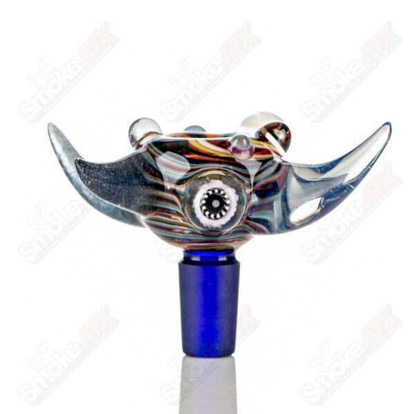 Shop #2 14mm Full Color Worked Horn Milli Bowl JMass in australian