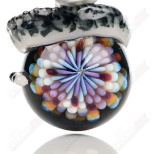 Shop Dragon Flower Pendant Kengtaro Glass in australian
