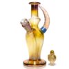 Shop Brando - 10mm Fumed Mini Tube - Milky Blue - Red & Blue Wag Millie in australian