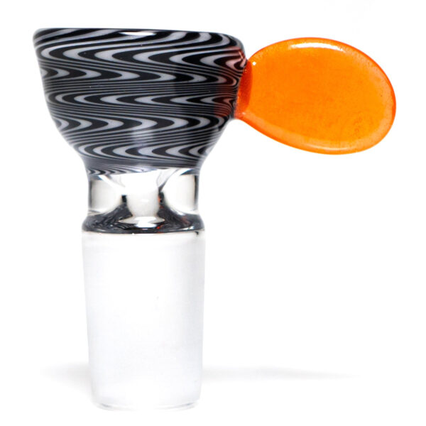 Shop K2 Glass - Worked Snap Slide - 14mm - Jailhouse Wag w/ Lava Handle in australian