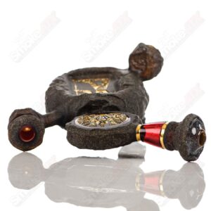 Shop 10mm Ancient Anubis Shrine Rig Green T Glass in australian