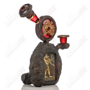 Shop 10mm Ancient Anubis Shrine Rig Green T Glass in australian