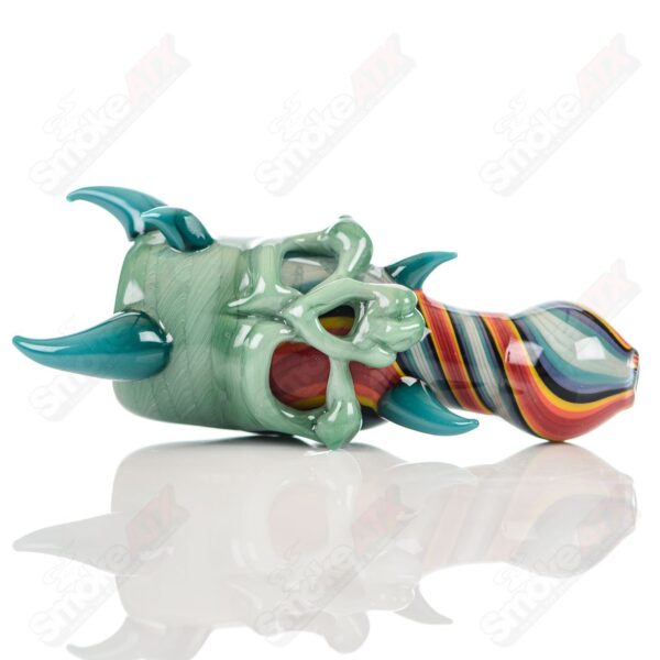 Shop Color Worked Skull Hitter Ghost Glass in australian