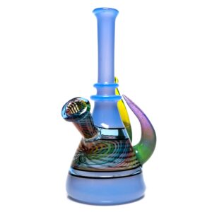 Shop Foggy Mountain - Full Color Worked 3 Horn Tube - Blue Cheese/White in australian