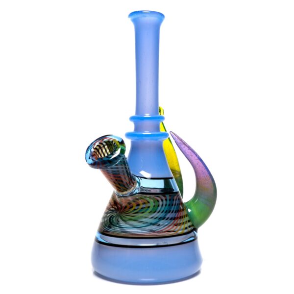 Shop Foggy Mountain - Full Color Worked 3 Horn Tube - Blue Cheese/White in australian