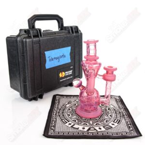 Shop Telemagenta Single Color Double Up Rig Rooster Glass in australian