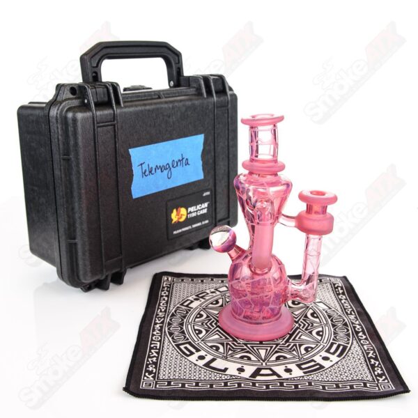 Shop Telemagenta Single Color Double Up Rig Rooster Glass in australian
