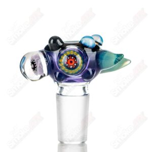 Shop #5 19mm Full Color Worked Horn Milli Bowl JMass in australian