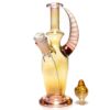 Shop Brando - 10mm Fumed Mini Tube - Dragons Blood - Cane Cluster Millie #2 in australian