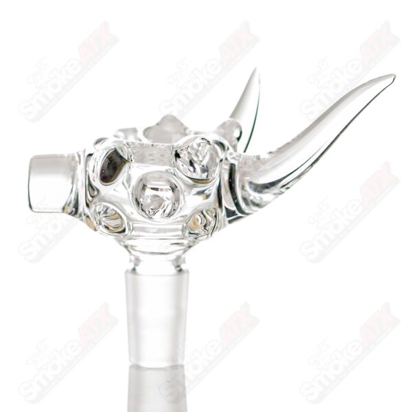 Shop #2 14mm Clear Worked Horn Bowl JMass in australian