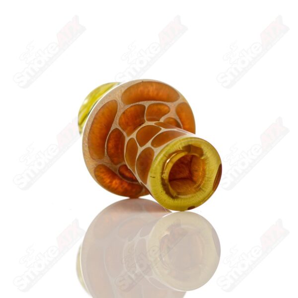 Shop Transparent Yellow Giraffe Spinner Cap w Pearl Robertson Glass in australian