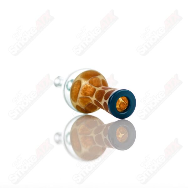 Shop Transparent Blue w Blue Accent Giraffe Print Bubble Cap Robertson Glass in australian