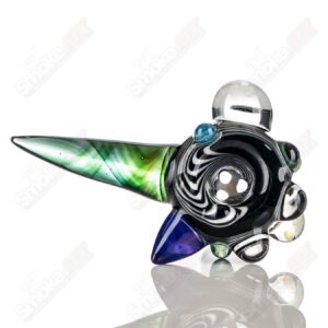 Shop #8 19mm Full Color Worked Horn Milli Bowl JMass in australian