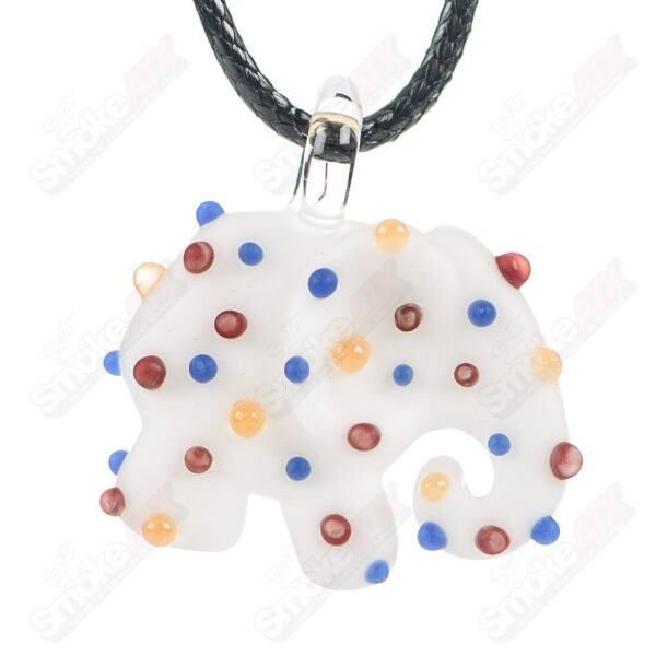 Shop Mini White Animal Cookie Pendant w UV Dots Renee Patula in australian