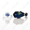 Shop Kobuki Glass Blue Flower Topper Marble in australian
