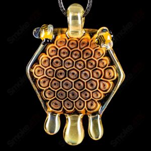Shop 3" Large Honeycomb Drip Pendant w/ Custom Millifiori Joe P Glass in australian