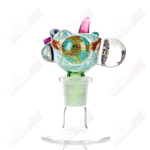 Shop #11 14mm Full Color Worked Horn Milli Bowl JMass in australian