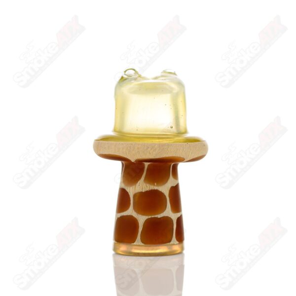 Shop Fumed Giraffe Spinner Cap w Pearl Robertson Glass in australian