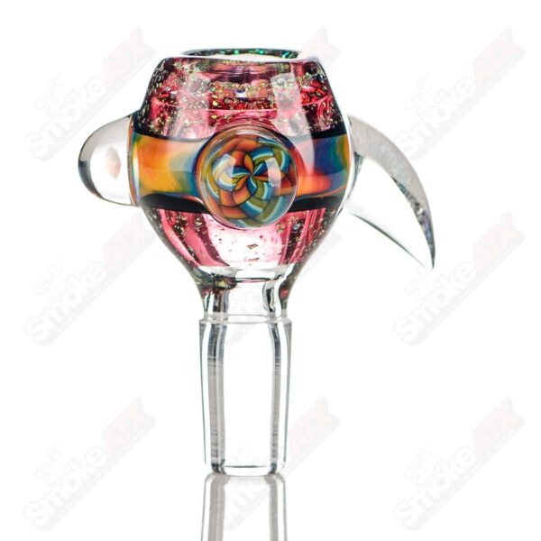 Shop #4 14mm Color Worked Slide Bowl Jeremy from Oregon in australian