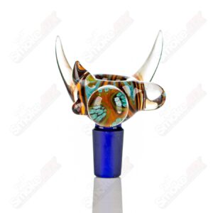 Shop #5 14mm Full Color Worked Horn Milli Bowl JMass in australian