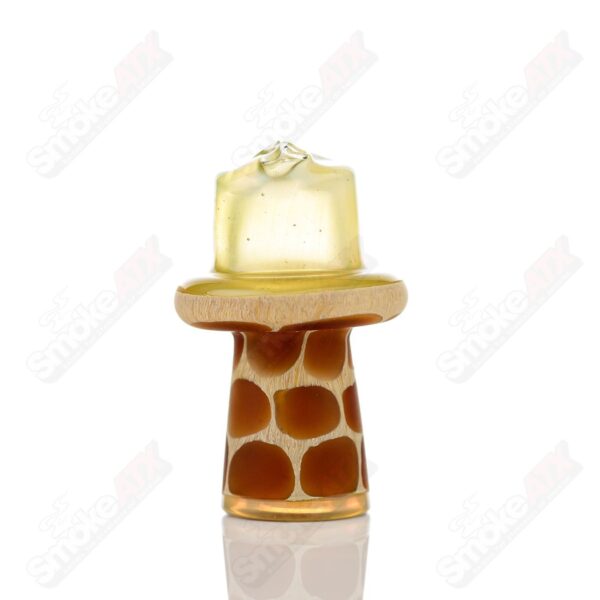 Shop Fumed Giraffe Spinner Cap w Pearl Robertson Glass in australian