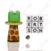 Shop Green Giraffe Spinner Cap w Pearl Robertson Glass in australian