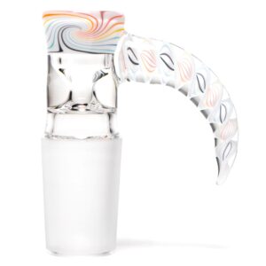 Shop Pho_Sco - Single Hole Linework Horn Slide - 18mm - White Rainbow #2 in australian