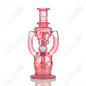 Shop Telemagenta Single Color Double Up Rig Rooster Glass in australian