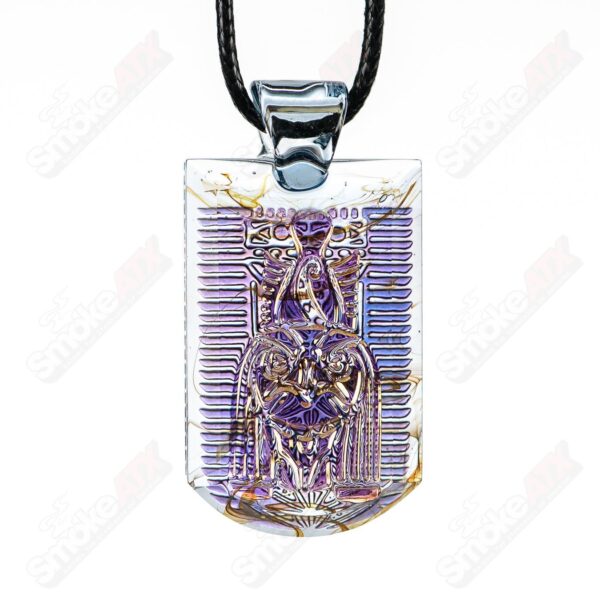 Shop Classic Tablet Pendant (Horus) Green T Glass in australian