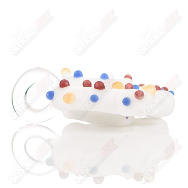 Shop Mini White Animal Cookie Pendant w UV Dots Renee Patula in australian