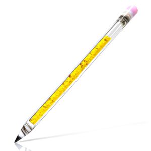 Shop Shooters - Frit Filled Pencil - Yellow in australian
