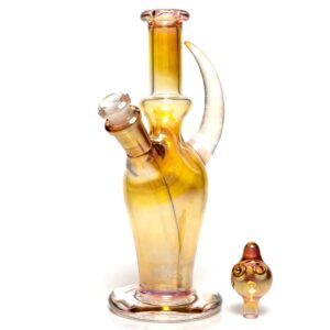 Shop Brando - 10mm Fumed Mini Tube - White - Orange & Rainbow Wag Millie in australian
