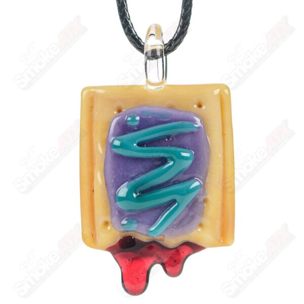 Shop Purple/Teal Icing Pop Tart Pendant Renee Patula in australian