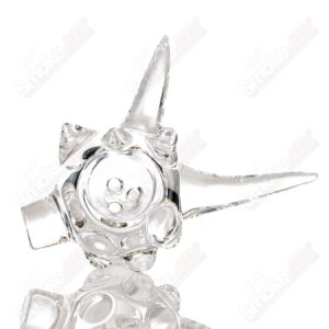 Shop #2 14mm Clear Worked Horn Bowl JMass in australian