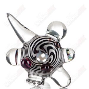 Shop #4 19mm Full Color Worked Horn Milli Bowl JMass in australian