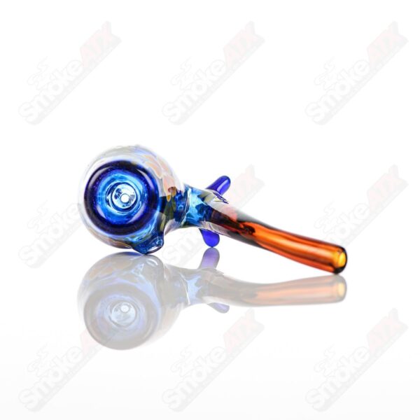 Shop Cobalt Sherlock W/ Multi-Color Flowers by Sarita Glass in australian