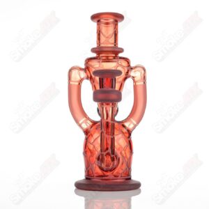 Shop Pomegranate Single Color Double Up Rig Rooster Glass in australian