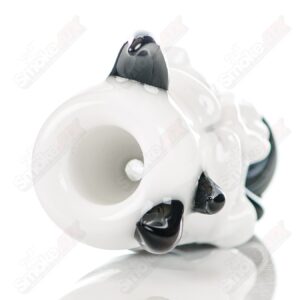 Shop Black/White Worked Skull Hitter Ghost Glass in australian