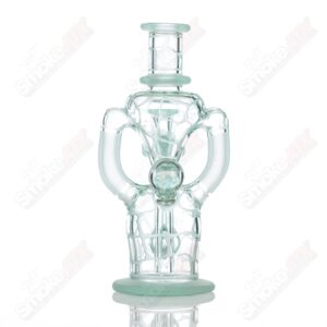 Shop Tonic Single Color Double Up Rig Rooster Glass in australian