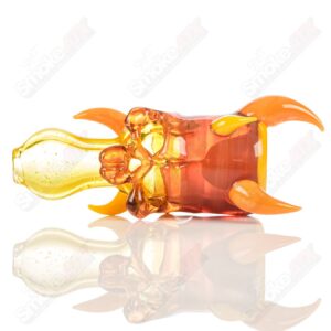 Shop Orange Skull Hitter w UV Accents Ghost Glass in australian