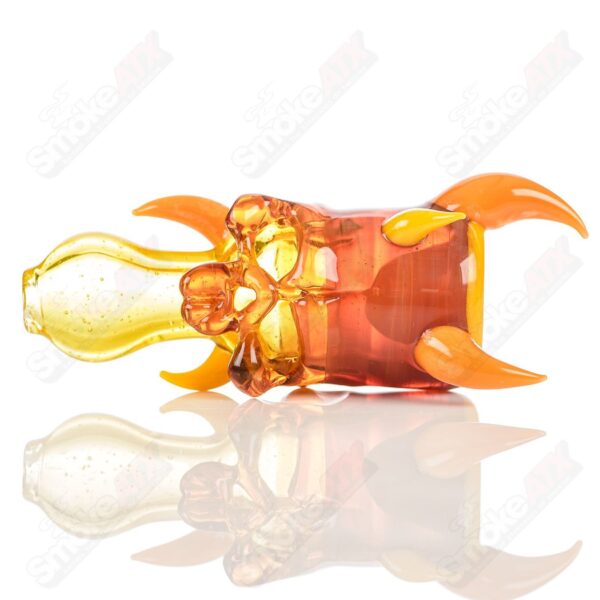 Shop Orange Skull Hitter w UV Accents Ghost Glass in australian
