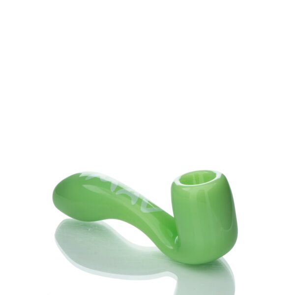 Shop MAV Glass 5" Vibrant Sherlock Hand Pipe with Deep Bowl & Carb Hole in australian