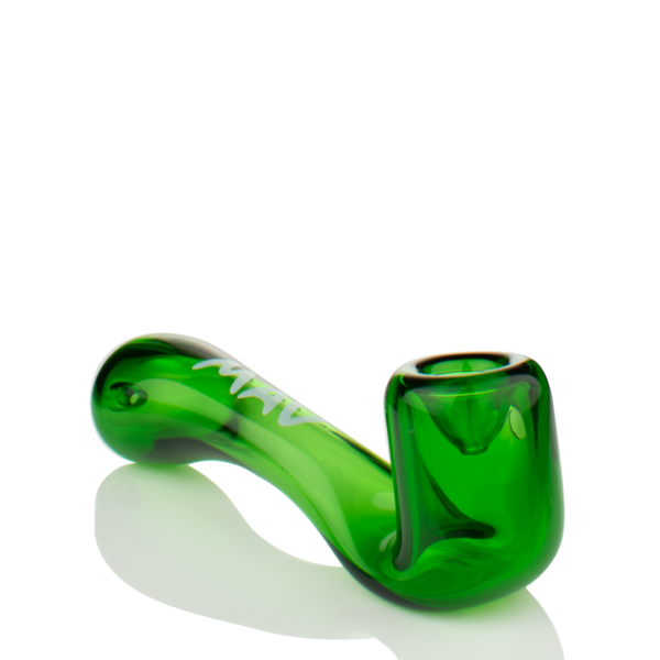 Shop MAV Glass 5" Vibrant Sherlock Hand Pipe with Deep Bowl & Carb Hole in australian