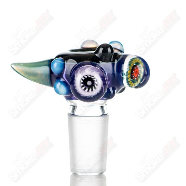 Shop #5 19mm Full Color Worked Horn Milli Bowl JMass in australian