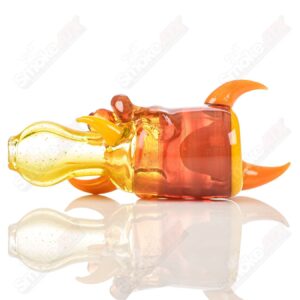 Shop Orange Skull Hitter w UV Accents Ghost Glass in australian