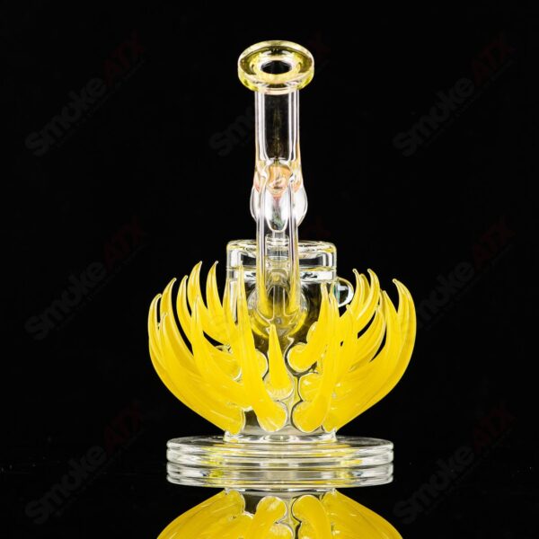 Shop Horned Rig (4.0 Lemondrop ) E.Ross x Freeek Glass in australian